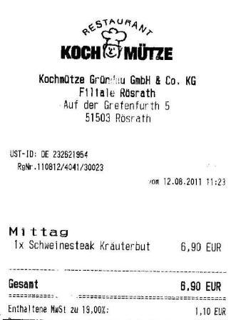inig Hffner Kochmtze Restaurant